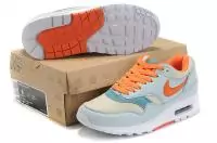 new style nike air max 87 leather creme blue orange,nike air max 87 moto 8 femmes